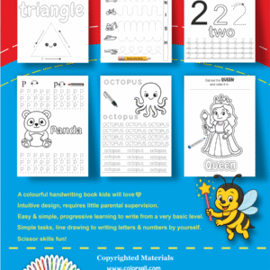 ABC Tracing Letters Numbers And Coloring Book